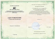 Образец документа по программе: подготовка инструкторов предприятий общественного транспорта для обучения (инструктажа) персонала оказанию ситуационной помощи инвалидам и маломобильным группам пассажиров